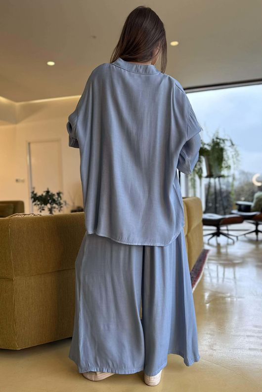 Perfect Chambray Denim Nero Shirt Light /14=